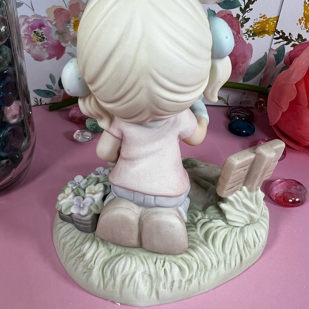 🛑SOLD🛑 Precious Moments 2008 Collectors' Club "Sow Much To Do" Garden Hearts - Picture 5 of 10